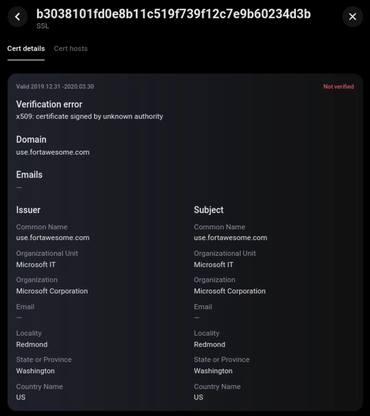 Уникальные строки «fortawesome» в образе Cobalt Strike группы APT41