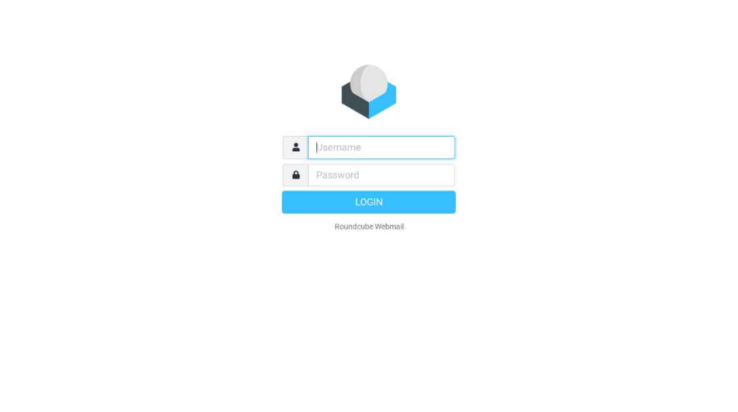 Рис. 14. Страница авторизации в клиенте для работы с электронной почтой Roundcube