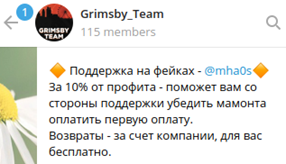 Рис. В Telegram-чате команды указаны контакты поддержки, ссылки на мануалы, ботов и другие дополнительные ресурсы.